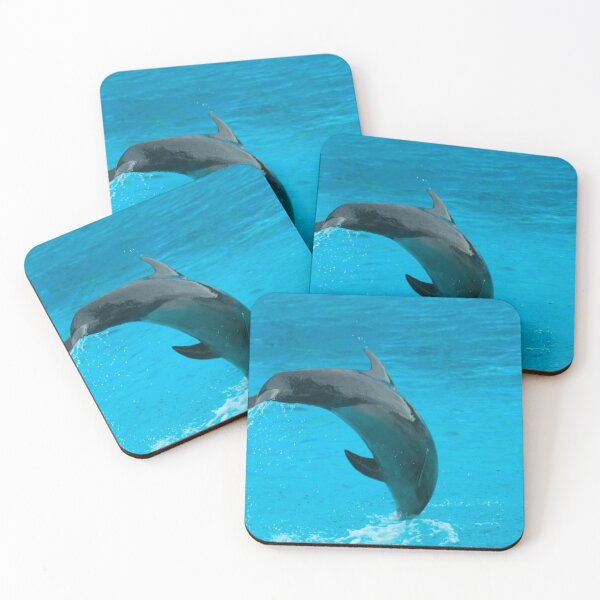 Item preview, Dolphin jumping in blue water designed and sold by olena2552.