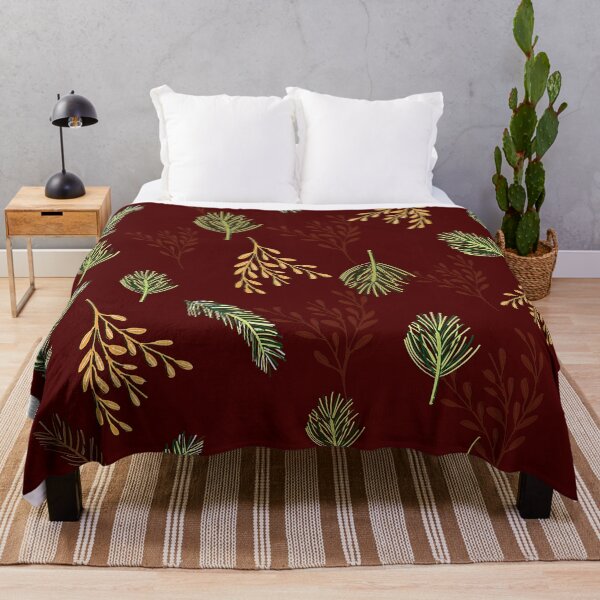 Item preview, Red Festive Leaf Design for Christmas and Seasonal Holidays designed and sold by Ric1926.