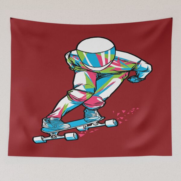 Item preview, Cyberpunk Longboarder designed and sold by Ingynious.