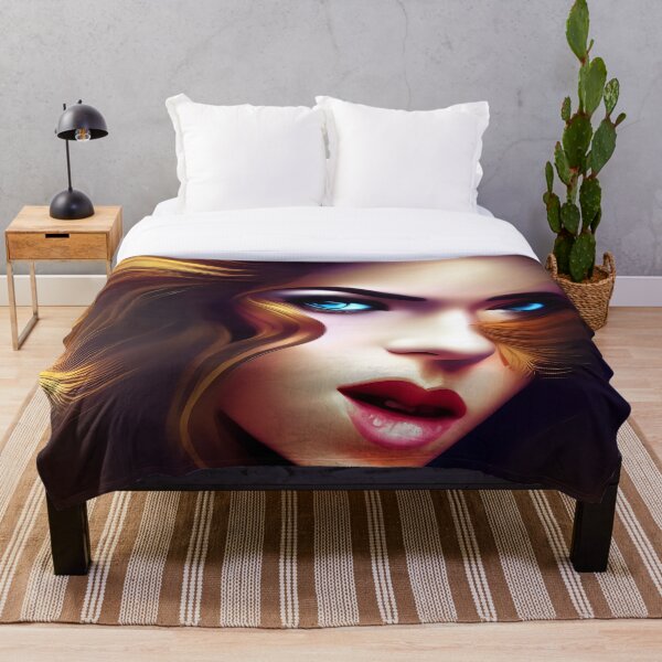 Item preview, Beautiful brown haired girl abstract designed and sold by Stratomi.