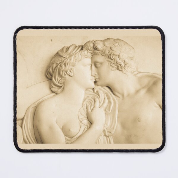 Item preview, Ancient sculpture with kissing couple, Florence - Italy designed and sold by Paolo Modena Photography - Fine Italian Art.