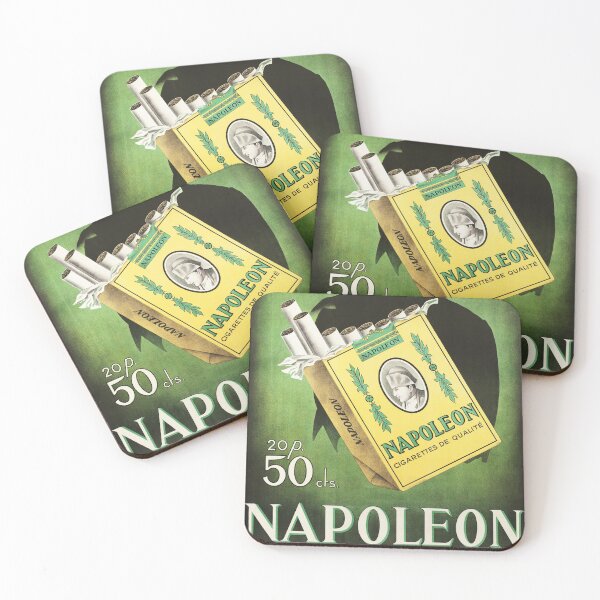 Item preview, NAPOLEON Cigarettes De Qualite 1940 Vintage Tobacco Poster Ad designed and sold by retroposters.