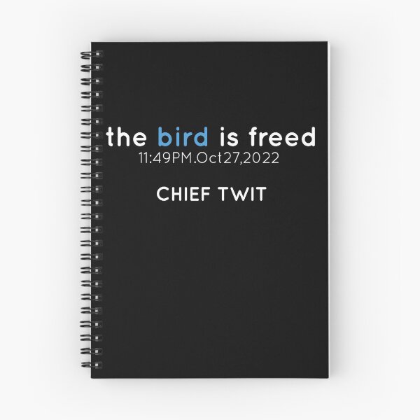 Item preview, The Bird is Freed Funny Sarcastic Saying designed and sold by Pexilus.