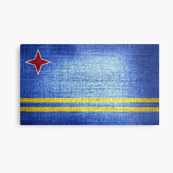Aruba Flag Metal Print
