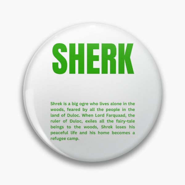 Item preview, sherk designed and sold by Emotionsy.