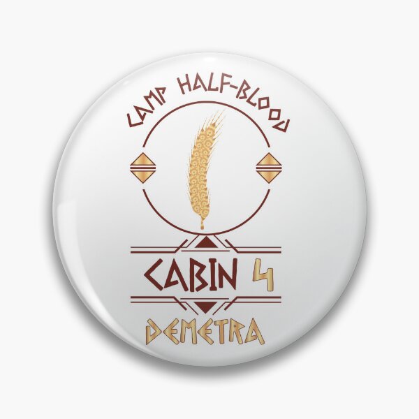 Item preview, Cabin #4 in Camp Half Blood, Child of Demetra – Percy Jackson inspired design  designed and sold by photonxt.