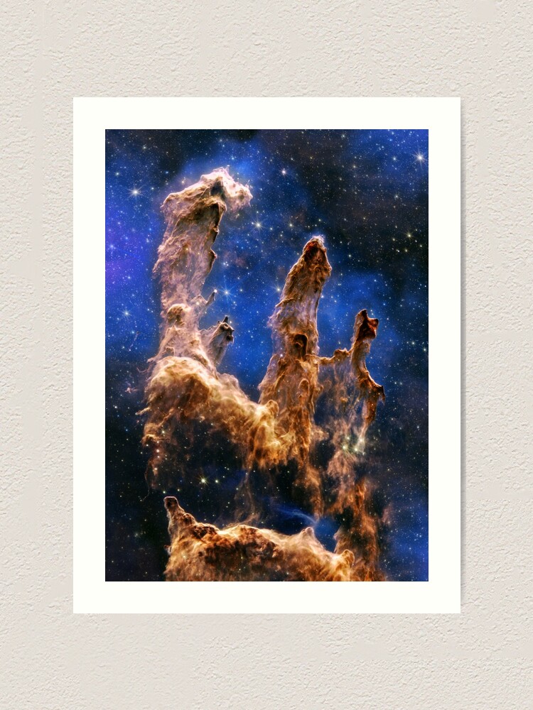 "JWST Pillars of Creation NIRCam + Miri (Merged and Enhanced ultraHD