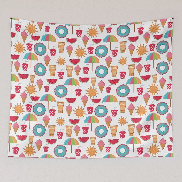Item preview, Summer Holidays colorful pattern designed and sold by Yoursprint.