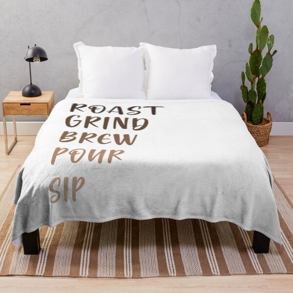 Item preview, Roast Grind Brew Pour Sip designed and sold by SirajDecors.