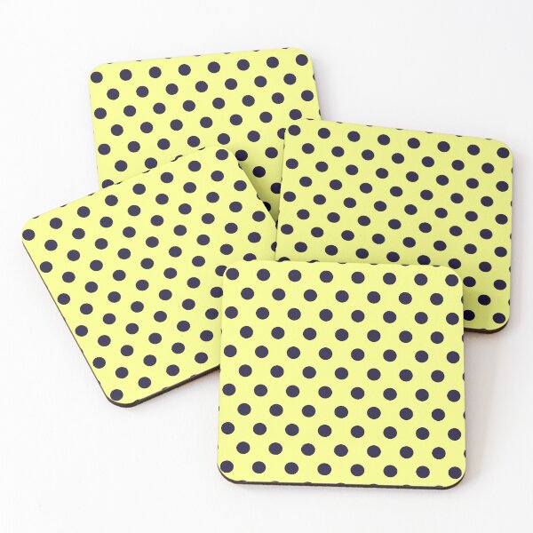 Item preview, Black and Yellow Polka Dots designed and sold by patterniastudio.