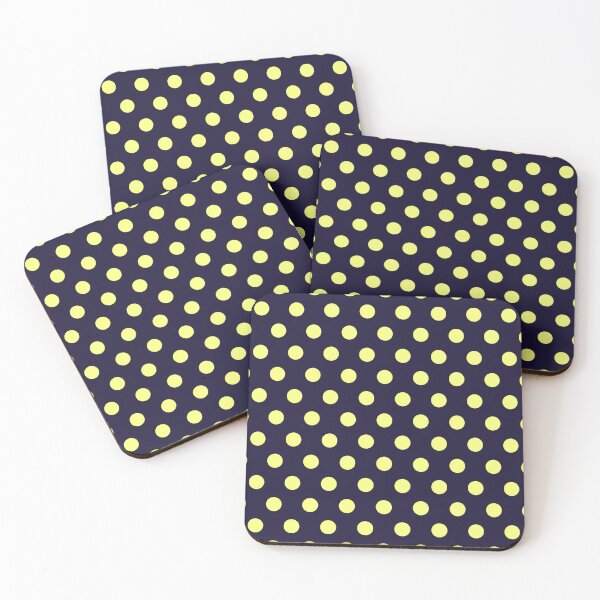 Item preview, Yellow and Black Polka Dots designed and sold by patterniastudio.