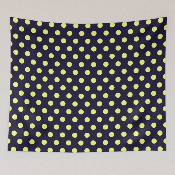 Item preview, Yellow and Black Polka Dots designed and sold by patterniastudio.