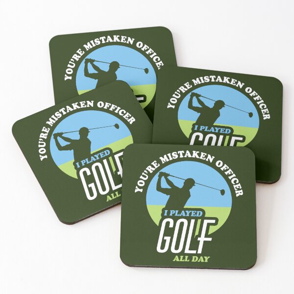 Item preview, You' re Mistaken Officer I Played Golf All Day | Funny Golf designed and sold by TMBTM.