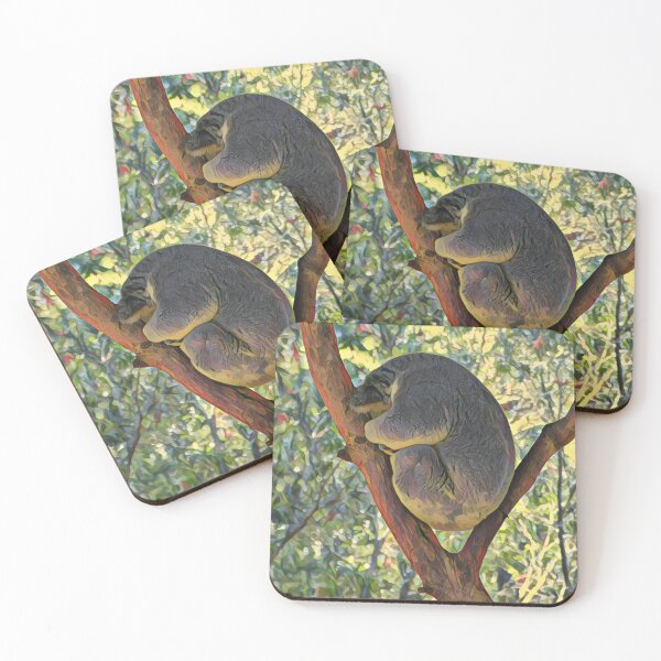 Item preview, Koala Sleeping on the tree branch designed and sold by TastyTonic.