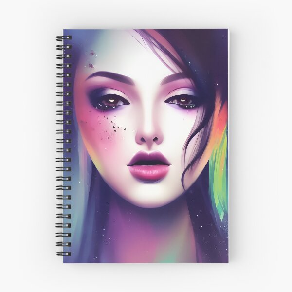 Item preview, Girl and the Northern Lights abstract designed and sold by Stratomi.