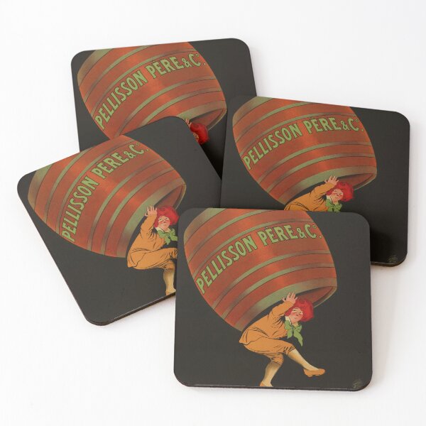 Item preview, PELLISSON PERE & CO BRANDY 1907 French Liquor Art Deco Poster by Leonetto Cappiello designed and sold by retroposters.
