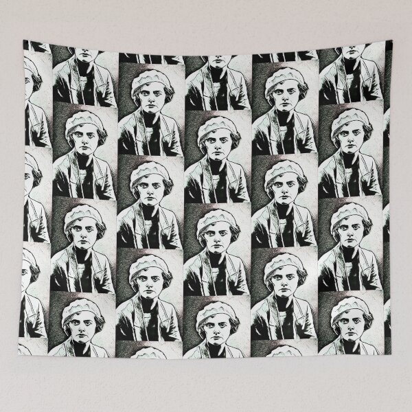 Item preview, Daphne du Maurier Artwork | Daphne du Maurier Portrait | Daphne du Maurier Wall Art  designed and sold by Suyogsonar25.