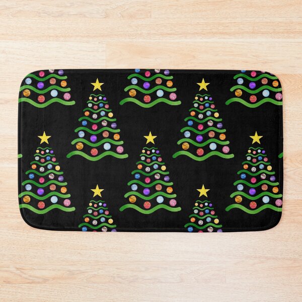 Item preview, Colorful Christmas Tree With Planet Baubles  designed and sold by humnoo.