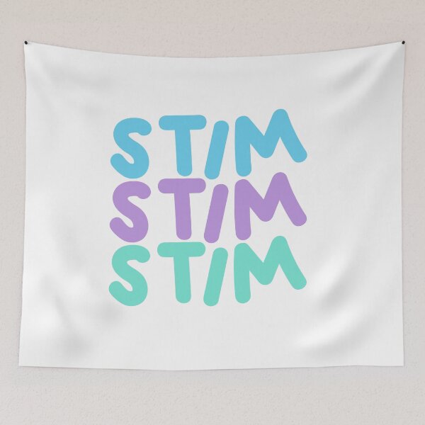 Item preview,  STIM STIM STIM Tshirt and Sticker, and more designed and sold by Inclusemuse  Lifestyle.