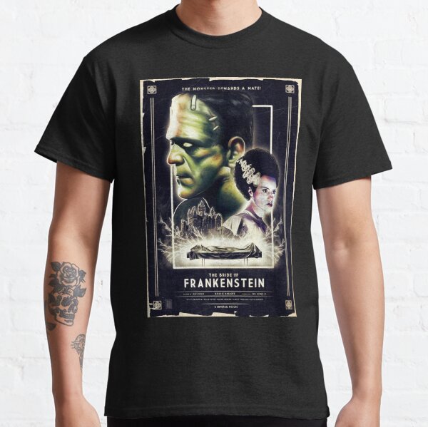 Frankie Finds Love! Frankenstein Boris Karloff Classic T-Shirt
