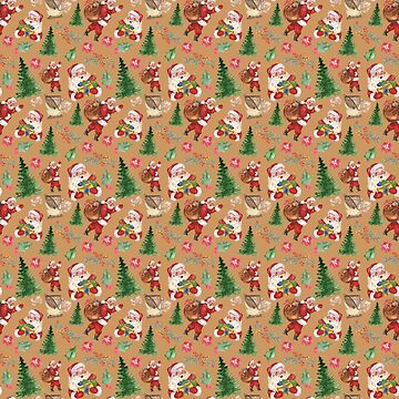 1950's Christmas Paper  Vintage christmas wrapping paper, Vintage