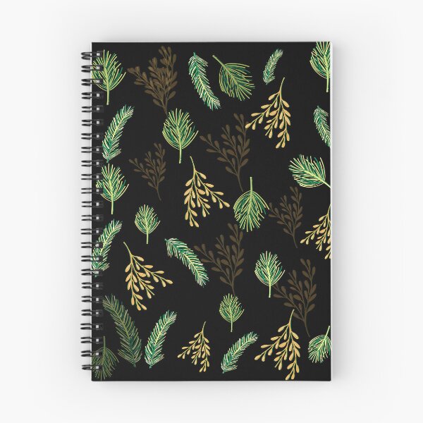 Item preview, Black Festive Leaf Design for Christmas and Seasonal Holidays designed and sold by Ric1926.