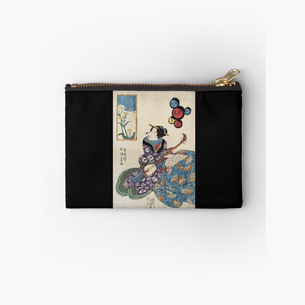 Item preview, Butterfly On Blossoms Toyokuni Utagawa 1831 Sticker designed and sold by vanejamofedau.