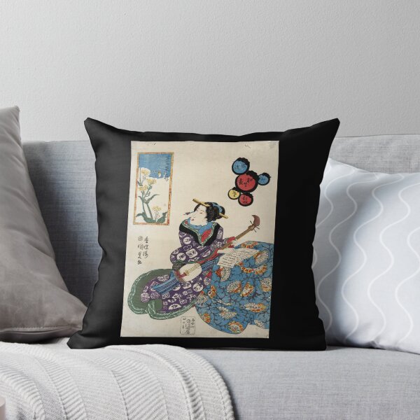 Item preview, Butterfly On Blossoms Toyokuni Utagawa 1831 Sticker designed and sold by vanejamofedau.