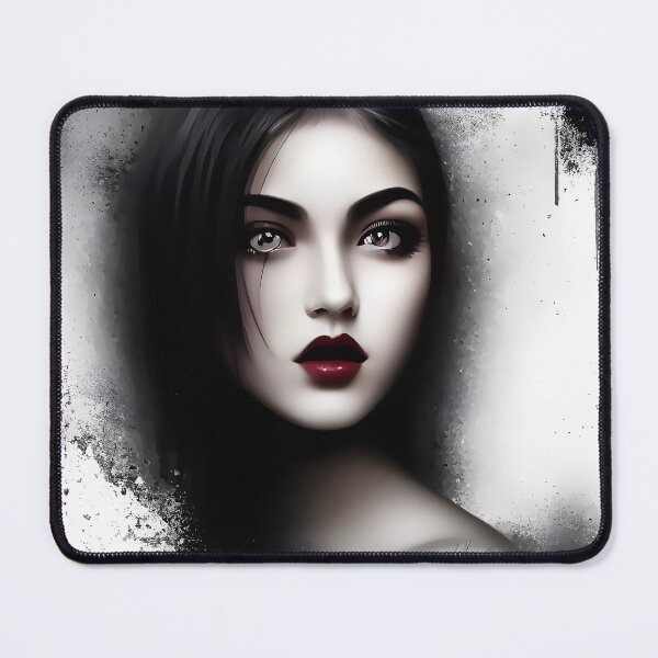 Item preview, Girl in black with beautiful eyes abstract designed and sold by Stratomi.