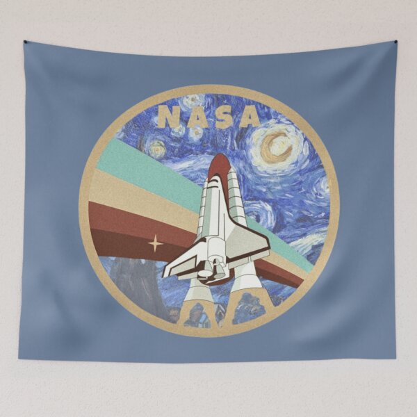 Item preview, Retro nasa starry night design  designed and sold by Halima-Malash.