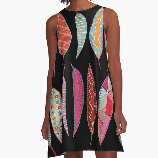 Playing with pattern A-Line Dress