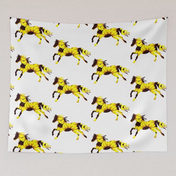 Item preview, Sunflower horse designed and sold by StudioCorvid.