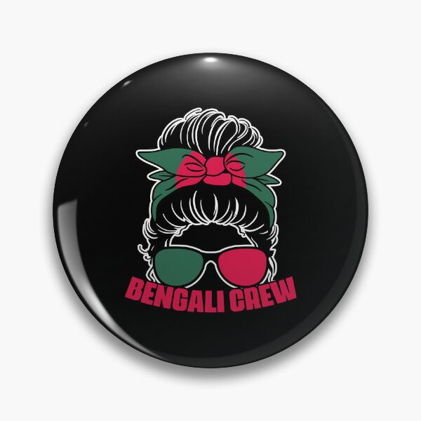 Item preview, Awesome Bengali Crew Messy Bun For A Bangladesh Bangladeshi designed and sold by Nessshirts.
