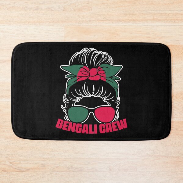 Item preview, Awesome Bengali Crew Messy Bun For A Bangladesh Bangladeshi designed and sold by Nessshirts.