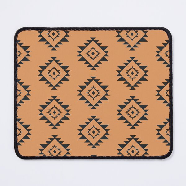 Item preview, Aztec polygone minimal pattern design retro orange designed and sold by vianahline.