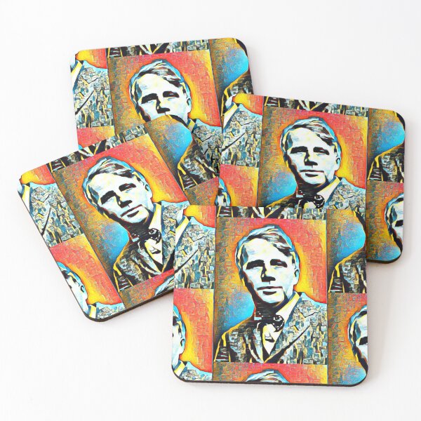 Item preview, Robert Frost Artwork | Robert Frost Portrait | Robert Frost Wall Art  designed and sold by Suyogsonar25.