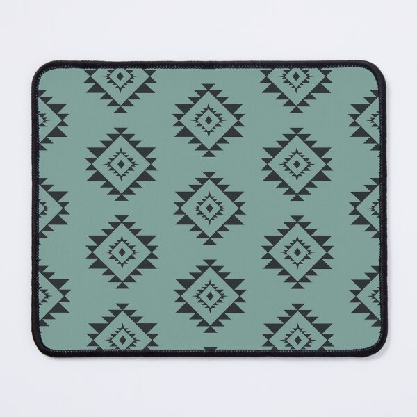 Item preview, Aztec polygone minimal pattern design pastel green designed and sold by vianahline.