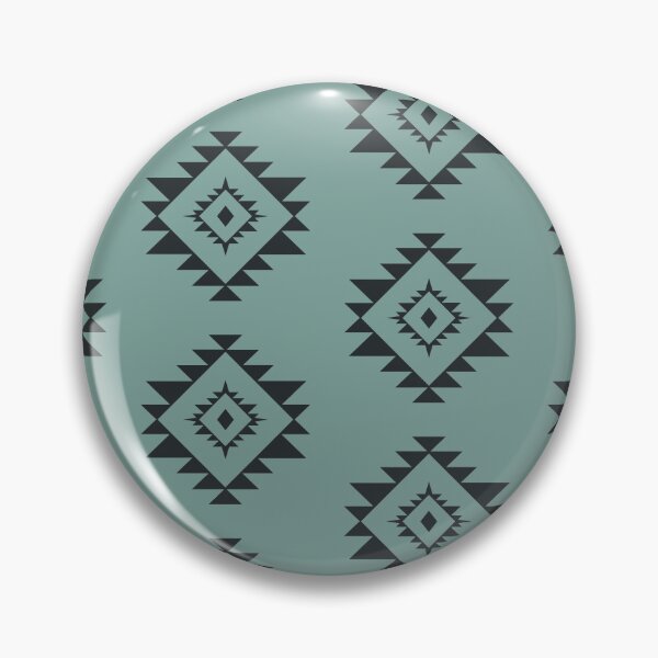 Item preview, Aztec polygone minimal pattern design pastel green designed and sold by vianahline.