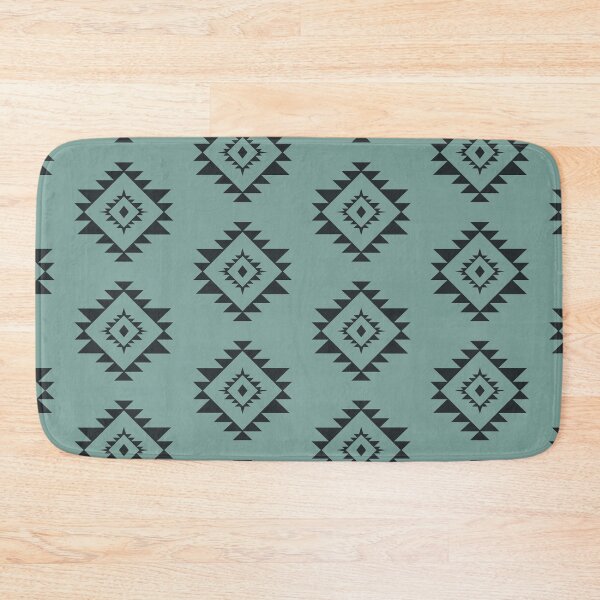 Item preview, Aztec polygone minimal pattern design pastel green designed and sold by vianahline.
