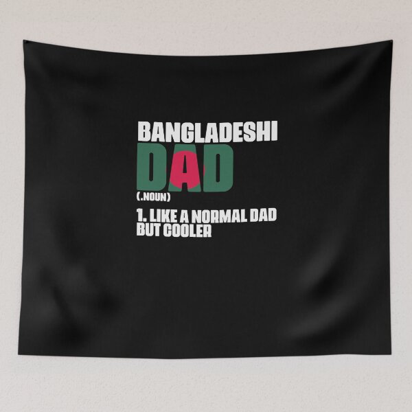 Item preview, Funny Bangladeshi Dad Like A Normal Dad But Cooler Bengali designed and sold by Nessshirts.