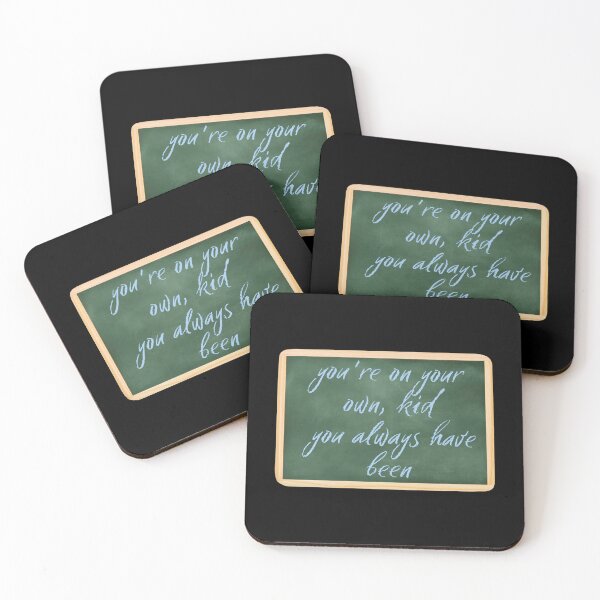 Item preview, You're on your own kid / Chalkboard Reminder designed and sold by BloompodDesigns.