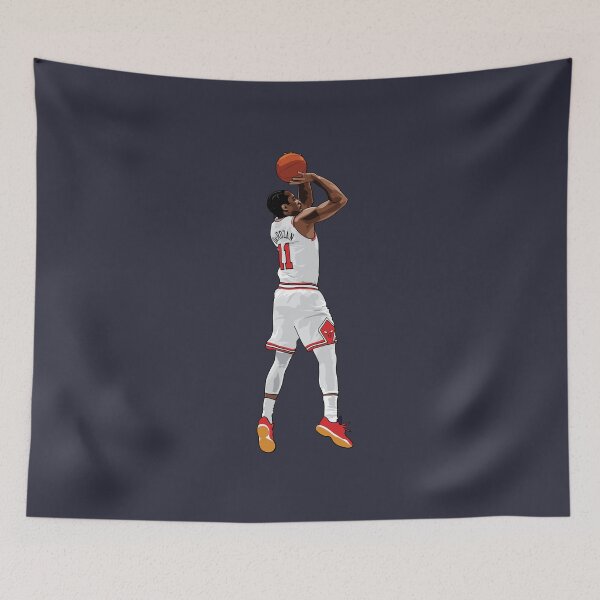 Item preview, Demar Derozan Vector Shot White Qiangy designed and sold by qiangdade.