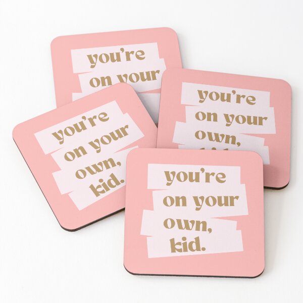 Item preview, You're on your own kid / Pink and brown designed and sold by BloompodDesigns.