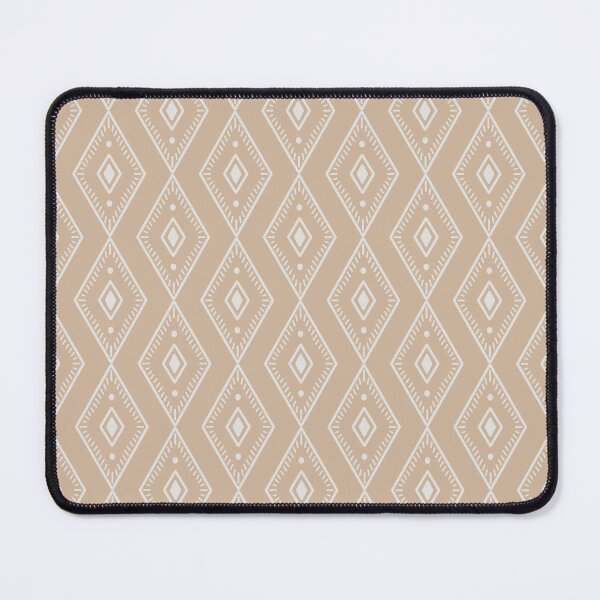 Item preview, Aztec polygone minimal pattern design beige and white designed and sold by vianahline.