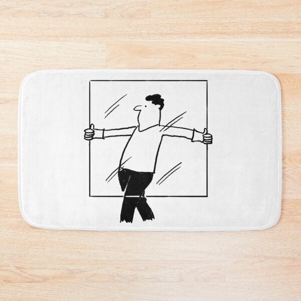 Item preview, Glazer Illustration - Glazer Carrying a Sheet of Glass designed and sold by NigelSutherland.