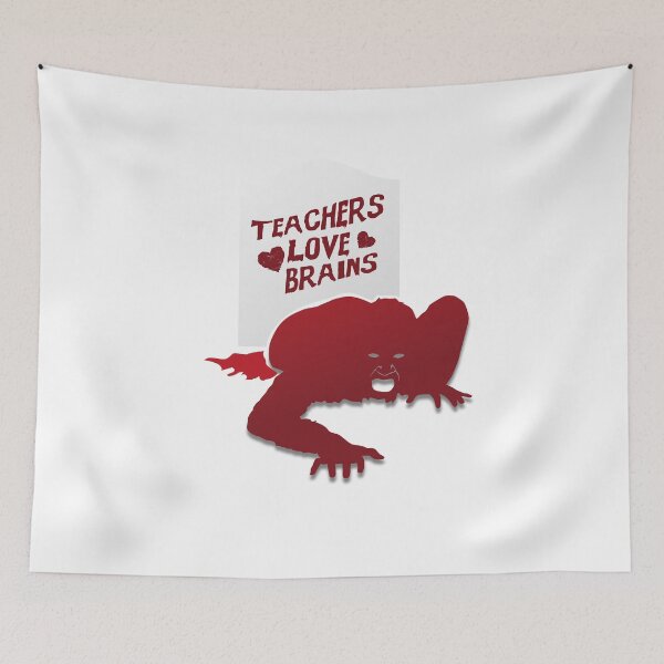 Item preview, Teachers Love Brains Halloween Funny Gif designed and sold by Seas Wanda.