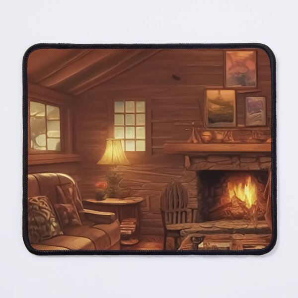Item preview, Warm Fall Interior | Warm Cabin designed and sold by LenaKiagia.