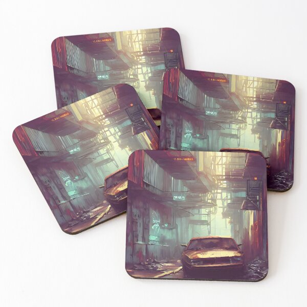 Item preview, Rusty Car in an Alleyway 2 designed and sold by LionOnMars.