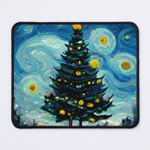 Item preview, A Christmas Design with a Van Gogh Theme designed and sold by Taycasio  Design.