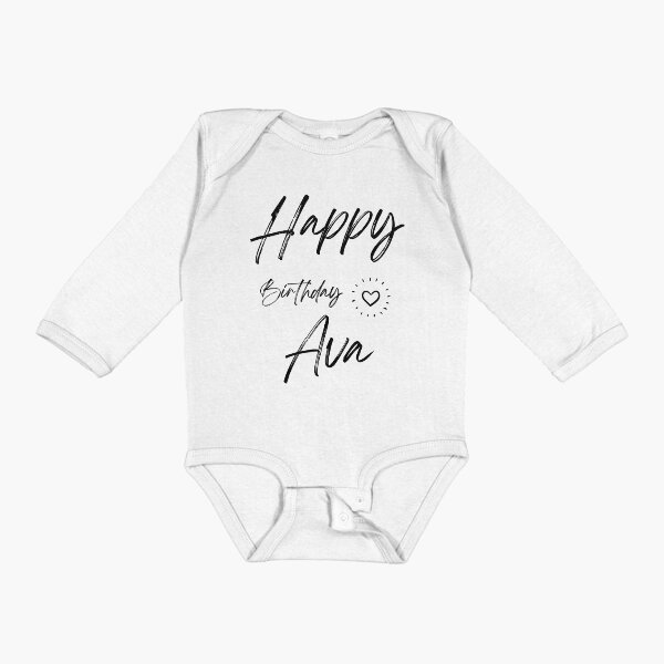 Item preview, Happy Birthday Ava designed and sold by MokonoKokoro.